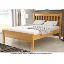 Ver imagem 1 de Cama Casal em Madeira Maciça 1,60 Rapido Alice Mel