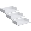 Ver imagem 1 de Kit 03 Suportes Suspensos Para Micro-ondas Forno 60x40 cm Class L03 Branco - Lyam Decor