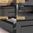 Ver imagem 5 de Cozinha Modulada Compacta Suspensa 6 Portas MDF MDP 181,5cm