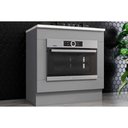 Ver imagem 1 de Balcão Cozinha P/ Cooktop C/ Tampo Americana Forno de Embutir e 80cm Cinza - Henn