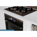 Ver imagem 5 de Balcão Cozinha P/ Cooktop C/ Tampo Americana Forno de Embutir e 80cm Cinza - Henn
