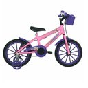 Ver imagem 1 de Bicicleta Kiss Aro 16 Fem C-cesta Free Action Rosa