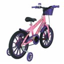 Ver imagem 3 de Bicicleta Kiss Aro 16 Fem C-cesta Free Action Rosa