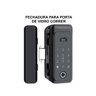 Fechadura Digital Eletrônica Biométrica Para Portas Vidro Correr Primebras Pv2001 Preta - 1