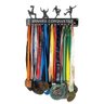 Porta Medalhas Futebol Masc para Até 50 Medalhas - Preto - Preto - 5