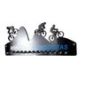 Porta Medalha Mountain Bike Masc Para Até 50 Medalhas - Preto - Preto - 2