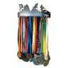 Porta Medalha Mountain Bike Masc Para Até 50 Medalhas - Preto - Preto - 5