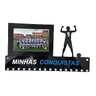 Porta Medalhas Futebol Masc Porta Retrato Número Camiseta - Cinza (Aço Escovado) - 8 - 1