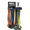 Ver imagem 4 de Porta Medalhas Futebol Masc Porta Retrato Número Camiseta - Cinza (Aço Escovado) - 10