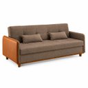 Ver imagem 2 de Sofa Cama com Bau 3 em 1 D26 205x92 Ipanema Avelã Luxury