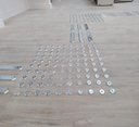 Ver imagem 3 de Piso Tátil Alerta Inox Parafusados Elementos Soltos Ml
