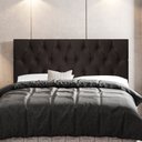 Ver imagem 2 de Cabeceira Cama Box Casal Madrid 140cm Suede Marrom - Desk Design