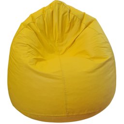 Puff Gota Mariju Amarelo - Já com Enchimento -  Conforto e Estilo para Sala, Quarto, Escritório, Gam - 2