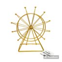 Ver imagem 2 de Roda Gigante Decorativa 29,5cm - Metal Dourado