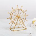 Ver imagem 3 de Roda Gigante Decorativa 29,5cm - Metal Dourado
