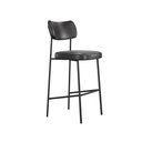 Ver imagem 3 de Kit 02 Banquetas Alta Bar Cozinha Courissimo Preto Mila