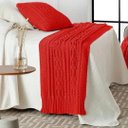 Ver imagem 1 de Peseira Rozac Tricot Chenille 0,60x2,30m Vermelho