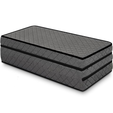 Puff Casal Multiuso 3 em 1 Portátil Colchonete de Espuma Bf Colchões
