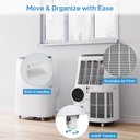 Ver imagem 7 de Takywep Ar-condicionado Portátil 14.000 Btu 3 em 1 Branco