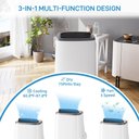 Ver imagem 3 de Takywep Ar-condicionado Portátil 14.000 Btu 3 em 1 Branco