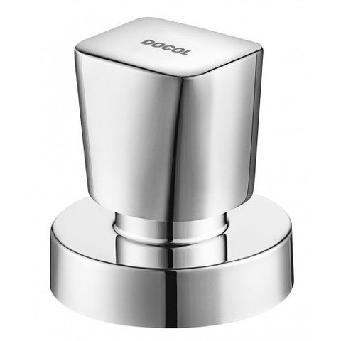 Acabamento para Registro de Gaveta Docol Base 1/2, 3/4 e 1 Genius Cromado Docol