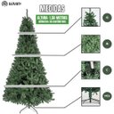 Ver imagem 3 de Árvore de Natal Pinheiro Luxo 1,50m 450 Galhos Tradicional Verde Premium Grande Cheia Luvinco