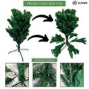 Ver imagem 4 de Árvore de Natal Pinheiro Luxo 1,50m 450 Galhos Tradicional Verde Premium Grande Cheia Luvinco