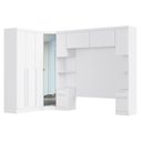 Ver imagem 2 de Guarda-roupa Modulado com Espelho 7 Peças Infinity