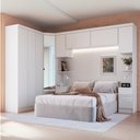 Ver imagem 1 de Guarda-roupa Modulado com Espelho 7 Peças Infinity