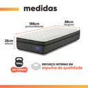 Ver imagem 4 de Colchão Solteiro Ortopédico D33 Euro Pillow Ultra 88x188x25cm