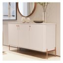 Ver imagem 2 de Buffet Tucupí Aparador Sala Off White Bronze JB Bechara