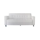 Ver imagem 1 de Sofá Jade 3 Lugares Suede Branco - Dominic Decor
