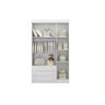 Guarda-Roupa com 3 Portas Vidro Jateado Tutti- Frutti 0054 - Branco - 2