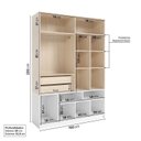 Ver imagem 4 de Quarto Montessori Mini Cama Giulia Guarda-Roupa Curió 4 Portas Casatema MadeiraOriginals Natural/Bra