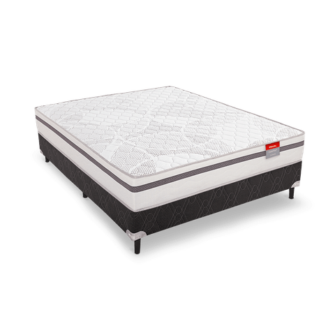 Conjunto Box Casal Molas Ensacadas Comfort 138x188x62 Reconflex