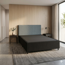 Ver imagem 2 de Base Cama Box Casal Reforçada 138x188x40cm Preto Madeira Maciça Eucalipto Suporta 120kg por Pessoa