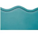 Ver imagem 3 de Cabeceira King Bari P02 195cm P/Cama Box Azul Turquesa