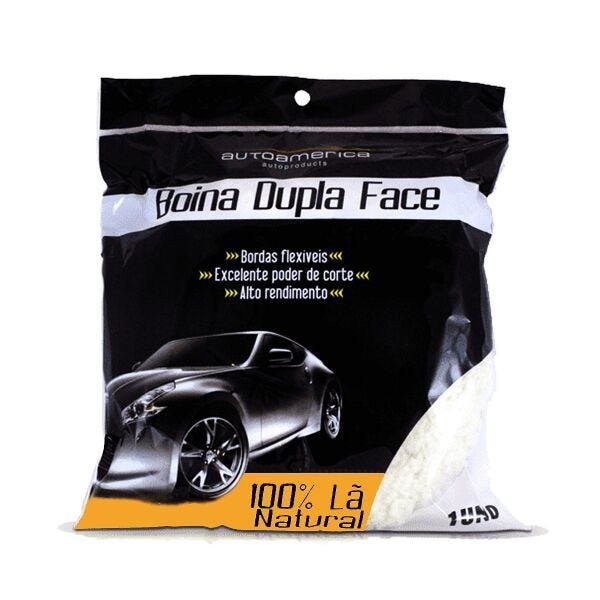 Boina Dupla Face Branca Normal 8 Pol Autoamerica
