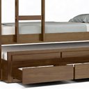Ver imagem 6 de Cama Treliche Solteiro 188x88cm 3 Gavetas com Escada Luca Castanho B11 - Mpozenato