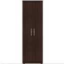 Ver imagem 1 de Multiuso Organizador Armário Madison 2 Portas 5 Prateleiras Castanho