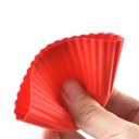 Ver imagem 3 de Formas Silicone Mini Cupcake Bolo Muffin Kit 12 Unidades