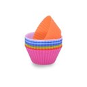 Ver imagem 1 de Formas Silicone Mini Cupcake Bolo Muffin Kit 12 Unidades