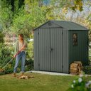 Ver imagem 2 de Depósito de Jardim Darwin 6x6 Verde Militar Keter