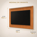 Ver imagem 4 de Painel para TV Nevada até 65 Polegadas Freijó/Off White - J Carvalho