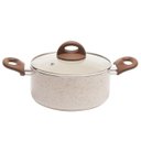 Ver imagem 2 de Caçarola Antiaderente 24 Cm Granada Indução Brinox 4,55 L