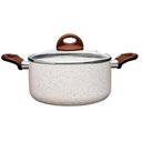 Ver imagem 1 de Caçarola Antiaderente 24 Cm Granada Indução Brinox 4,55 L