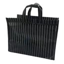 Ver imagem 3 de Sacola de Feira - Supermercado - Sacolas Retornáveis - Nylon - Grande - Panami - Preto e Branco