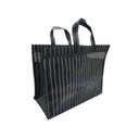 Ver imagem 2 de Sacola de Feira - Supermercado - Sacolas Retornáveis - Nylon - Grande - Panami - Preto e Branco