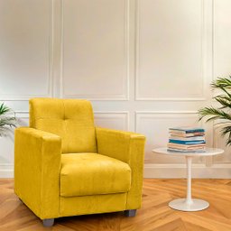Poltrona Cadeira para Sala Confortável Reforçada Veneza Suede - 2