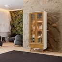 Ver imagem 7 de Cristaleira Adega Vitrum 2 Portas de Vidro Reflecta C/led Mavaular Cristaleira Adega Vitrum 2 Portas